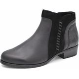 Remonte - D6893 - Enkellaarzen - Zwart - Leer