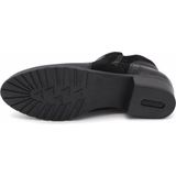 Remonte - D6893 - Enkellaarzen - Zwart - Leer