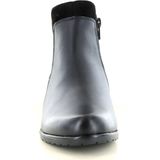 Remonte - D6893 - Enkellaarzen - Zwart - Leer