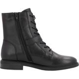 Remonte art D1U70 00 zwart leer veterboot met rits