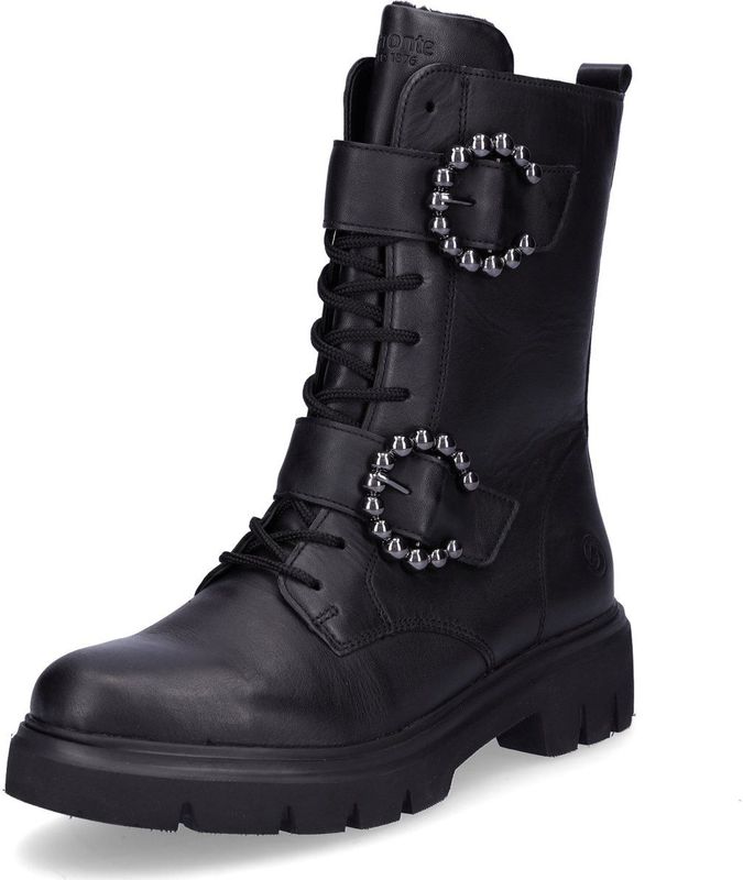 Remonte - Veterschoenen - Zwart - Kunstleer