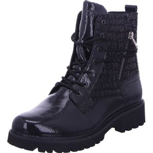 Remonte - D8659 - Enkellaarzen - Zwart - Comfortabele Breedte - Uitneembare Binnenzool