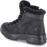 Rieker - Gesloten Enkelboots - Zwart - Leer