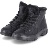 Rieker - Gesloten Enkelboots - Zwart - Leer