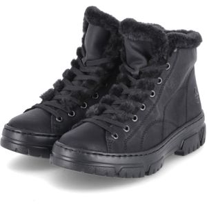 Rieker - Z7411 - Dameslaarzen - Zwart - Uitneembare Binnenzool