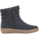 Rieker - Gevoerde Boots - Blauw - Imitatieleer - Antistress-Voetbed