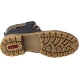 Veterlaarsjes - Effen - Imitatieleer/Textiel - Ritssluiting - Blokhak