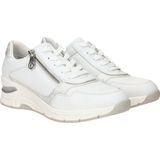 Seattle - Trainers - Wit - Glad Leer/Kunstleer - Ritssluiting