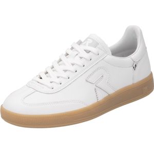 Rieker - Sport Sneakers - Dames - Wit - Leer - Voorgevormd Voetbed