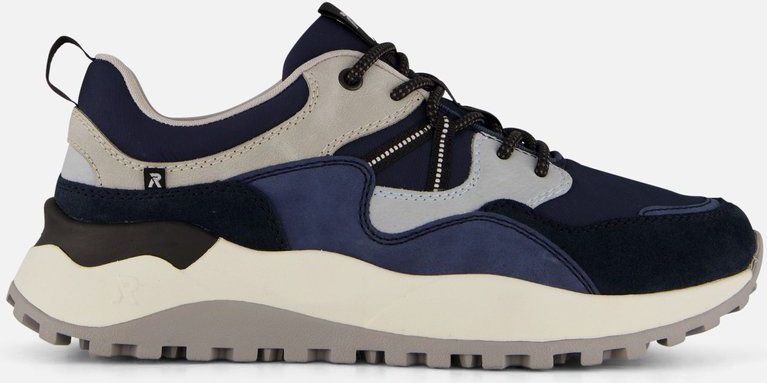 OTTO RIEKER Sport Slip-on Sneakers - Donkerblauw/Grijs - Lage Schoen - Uitneembare Inlegzool