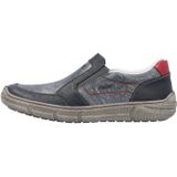 Instappers - Blauw/Rood - Slip-on Sneaker - Schachtpolstering