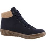 Rieker - N0709 - Veterlaarzen - Blauw - Comfortabele Breedte - Uitneembare Binnenzool