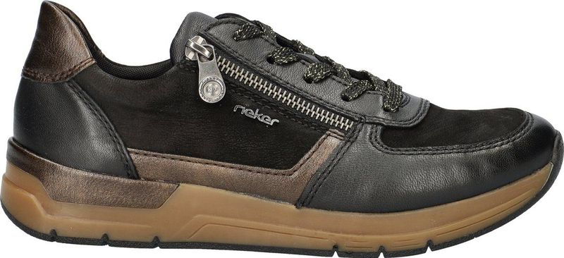 Rieker dames sneaker - Zwart multi