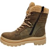 Remonte - D0C77 - Veterboots - Groen - Nubuck Leer - Wollen Voering