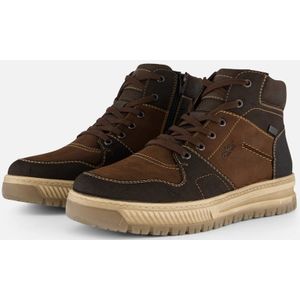 Rieker - Rieker Veterboot - Zwart - Imitatieleer - Waterafstotend