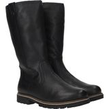 Remonte - Knielaarzen - Zwart - Leer - Warm Gevoerd