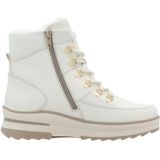 Veterlaarsjes - Effen - Leer - Ronde Neus - Warm Gevoerd