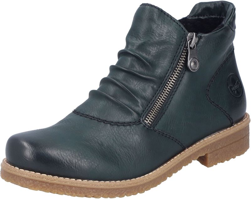 Rieker 73553 Enkellaarzen voor dames, Groen