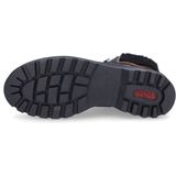 Veterlaarsjes - Effen - Imitatieleer - Ritssluiting - Blokhak