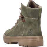 Rieker - Enkellaarsjes - Kaki - Plateausool - Ritssluiting