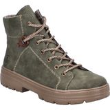 Rieker - Enkellaarsjes - Kaki - Plateausool - Ritssluiting