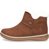 Enkellaarsjes - Effen - Imitatieleer - Ritszakken aan de zijkant