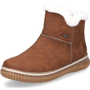 Enkellaarsjes - Effen - Imitatieleer - Ritszakken aan de zijkant