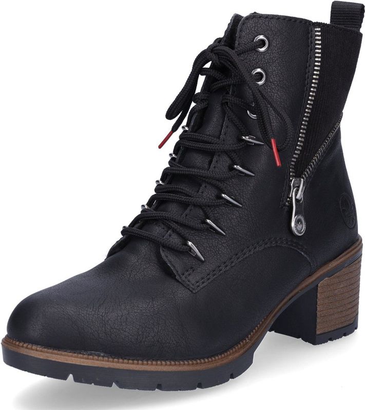 Rieker - Dames Schoenen - Zwart - Leer