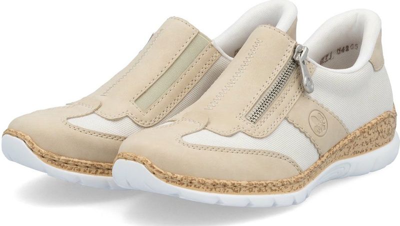 Merk - Model - Sneakers - Color-Blocking - Imitatieleer, Mesh