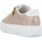 Sneakers - Effen - Imitatieleer - Met Plateau - Flexibele Zool