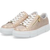 Sneakers - Effen - Imitatieleer - Met Plateau - Flexibele Zool