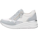 Remonte - D0T01 - Sneakers - Lichtblauw-Wit - Veter en Ritssluiting