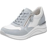Remonte - D0T01 - Sneakers - Lichtblauw-Wit - Veter en Ritssluiting