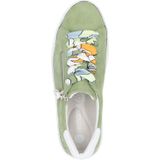 Sneakers - Effen - Leer - Platte Hak