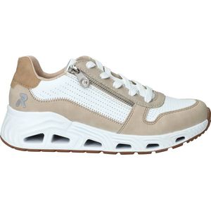 Rieker - Evolution - Sneakers - Beige/Wit - Lichtgewicht - Comfortabel