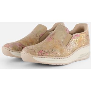 Rieker - Instappers - Beige - Synthetisch - Dames
