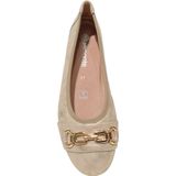 Remonte - Ballerina - Goud - Stretchleer - Comfortabel Voetbed