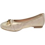 Remonte - Ballerina - Goud - Stretchleer - Comfortabel Voetbed