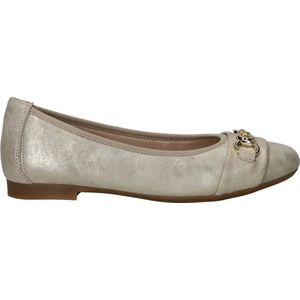 Remonte - Ballerina - Goud - Stretchleer - Comfortabel Voetbed
