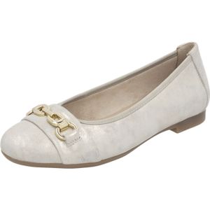 Remonte - Ballerina - Goud - Stretchleer - Comfortabel Voetbed