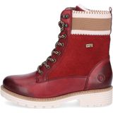 Remonte - Elisabeth Hurley-Collection - Veterboots - Rood/Zandkleur - Waterafstotende TEX-membraan