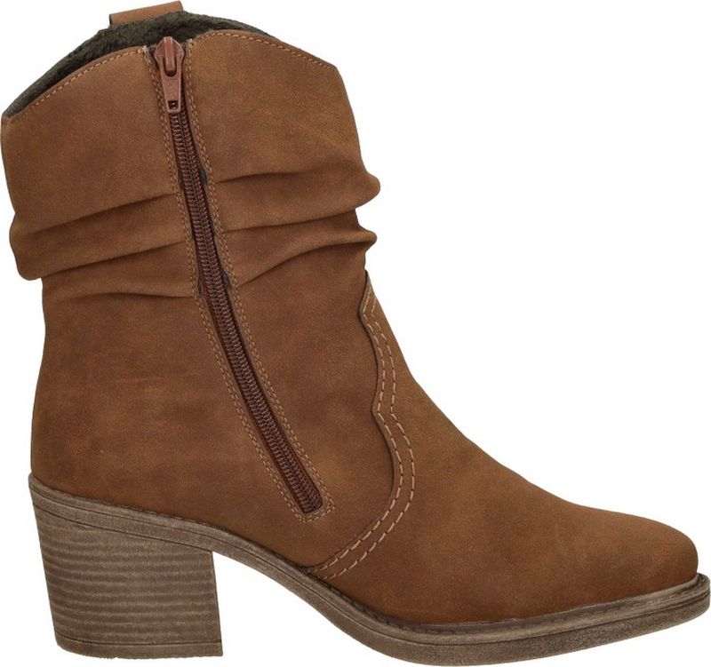 Rieker Enkellaarsjes Hak Enkellaarsjes Hak - cognac