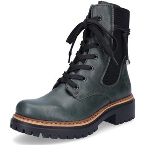 Veterlaarsjes - Effen - Imitatieleer - Ritszakken en Profielzolen