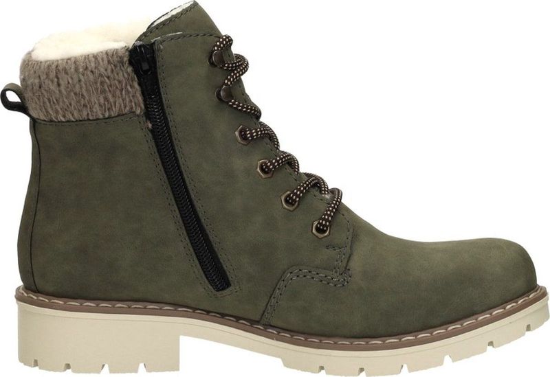 Rieker Veterschoenen Hoog Veterschoenen Hoog - groen