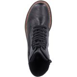 Veterlaarsjes - Effen - Imitatieleer - Blokhak - Met Plateau - Ronde Neus