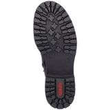 Veterlaarsjes - Effen - Imitatieleer - Blokhak - Met Plateau - Ronde Neus