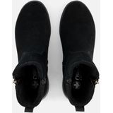 Rieker - Z0053 - Enkellaarsjes - Zwart - Korte Suède Laarsjes