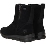 Rieker - Z0053 - Enkellaarsjes - Zwart - Korte Suède Laarsjes