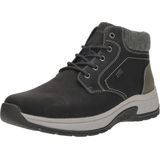 Veterboots - Effen - Imitatieleer - Snoersluiting - Sleehak