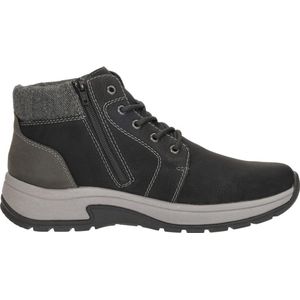 Veterboots - Effen - Imitatieleer - Profielzolen - Snoersluiting - Wide Fit